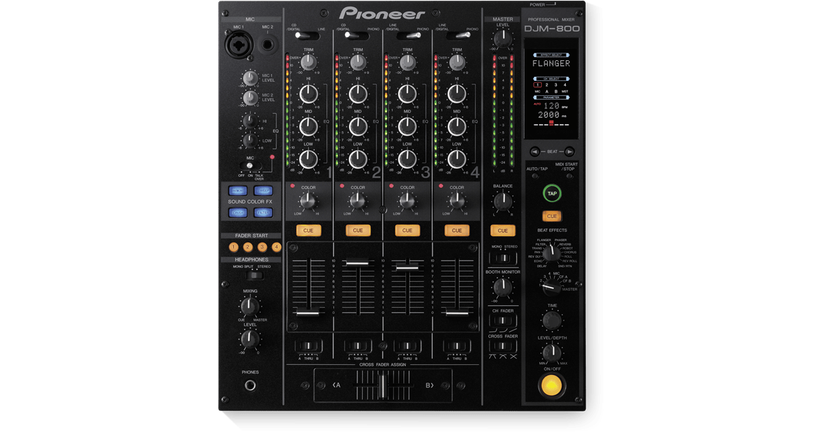 Pioneer DJM-800 4-Channel DJ Mixer | Zeo Brothers