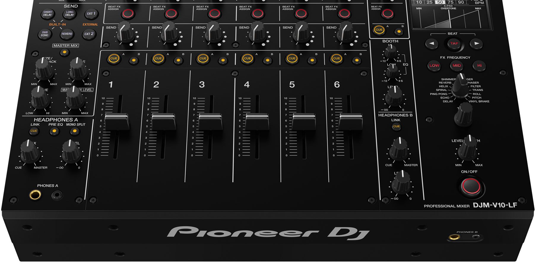 DJM-V10-LF: a longer fader, no crossfader edition of the 6-channel Pioneer  DJ mixer - DJ TechTools