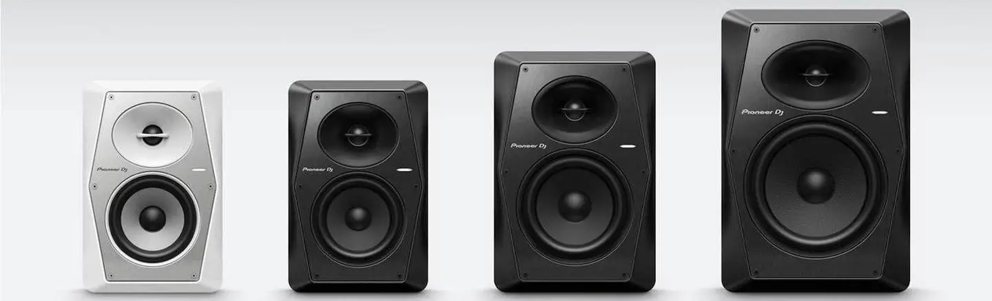 Pioneer VM-50, VM-70 And VM-80 Monitors: Aramid Woofers, Aluminum Pads And  Vortex Bass Accelerator